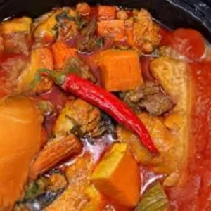 מרק של קוסקוס טוניסאי עם בשר