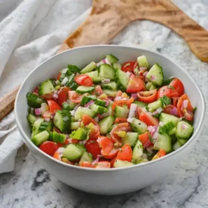 סלט ירקות ישראלי