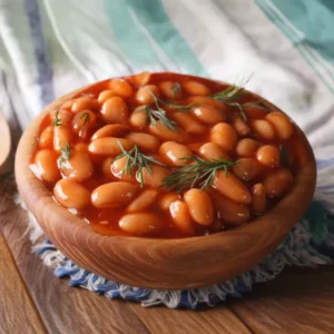 שעועית לבנה ברוטב עגבניות